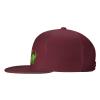 Medieval Fire Breathing Dragon Snapback Hats for Men Baseball Cap Trucker Hat Flat Brim Hats Dark Red view 3