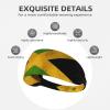 Elastic Unisex Sports Headband Moisture Wicking Athletic for Running, Working Out,Outdoor Sports Old Jamaican Flag Printing view 3