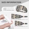 YYHWHJDE Elastic Unisex Sports Headband Moisture Wicking Athletic for Running, Working Out,Outdoor Sports African Peoples Illustration Prints, Black view 4
