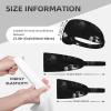YYHWHJDE Elastic Unisex Sports Headband Moisture Wicking Athletic for Running, Working Out,Outdoor Sports Soccer Black Printing view 4