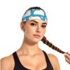 YYHWHJDE Elastic Unisex Sports Headband Moisture Wicking Athletic for Running, Working Out,Outdoor Sports Polar Bear ice Printing, Black view 2