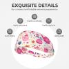 YYHWHJDE Elastic Unisex Sports Headband Moisture Wicking Athletic for Running, Working Out,Outdoor Sports Pink teapot Printing, Black view 3