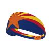 YYHWHJDE Elastic Unisex Sports Headband Moisture Wicking Athletic for Running, Working Out,Outdoor Sports Arizona Flag Prints, Black view 1