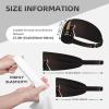 YYHWHJDE Elastic Unisex Sports Headband Moisture Wicking Athletic for Running, Working Out,Outdoor Sports Black Guitar Prints view 4