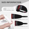 YYHWHJDE Elastic Unisex Sports Headband Moisture Wicking Athletic for Running, Working Out,Outdoor Sports Firefighter Axe Red Line Flag Prints, Black view 4