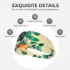 YYHWHJDE Elastic Unisex Sports Headband Moisture Wicking Athletic for Running, Working Out,Outdoor Sports Cartoon Turtle Back Bamboo Picture view 3