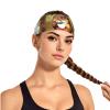 YYHWHJDE Elastic Unisex Sports Headband Moisture Wicking Athletic for Running, Working Out,Outdoor Sports Nut-Eating Squirrel Picture, Black view 2