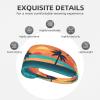 YYHWHJDE Elastic Unisex Sports Headband Moisture Wicking Athletic for Running, Working Out,Outdoor Sports Sunset Beach Printing, Black view 3