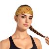 YYHWHJDE Elastic Unisex Sports Headband Moisture Wicking Athletic for Running, Working Out,Outdoor Sports Buttered Bread Picture, Black view 2