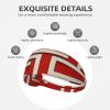 Elastic Unisex Sports Headband Moisture Wicking Athletic for Running, Working Out,Outdoor Sports red and White Printing view 3