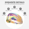 YYHWHJDE Elastic Unisex Sports Headband Moisture Wicking Athletic for Running, Working Out,Outdoor Sports Fantasy Mushroom Picture, Black view 3