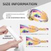 YYHWHJDE Elastic Unisex Sports Headband Moisture Wicking Athletic for Running, Working Out,Outdoor Sports Fantasy Mushroom Picture, Black view 4