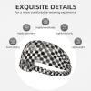 YYHWHJDE Elastic Unisex Sports Headband Moisture Wicking Athletic for Running, Working Out,Outdoor Sports Silver Round Picture, Black view 3