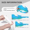 YYHWHJDE Elastic Unisex Sports Headband Moisture Wicking Athletic for Running, Working Out,Outdoor Sports Happy White Goose Prints, Black view 4