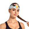 Elastic Unisex Sports Headband Moisture Wicking Athletic for Running, Working Out,Outdoor Sports Cute Little Angel Printing view 2