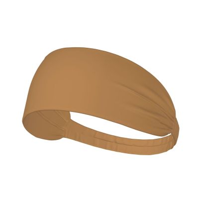 YYHWHJDE Elastic Unisex Sports Headband Moisture Wicking Athletic for Running, Working Out,Outdoor Sports Solid Color Brown Picture, Black