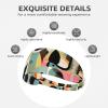 YYHWHJDE Elastic Unisex Sports Headband Moisture Wicking Athletic for Running, Working Out,Outdoor Sports Mid-Century Modern Art Cat Prints, Black view 3