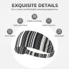 YYHWHJDE Elastic Unisex Sports Headband Moisture Wicking Athletic for Running, Working Out,Outdoor Sports Black and White Stripes Picture view 3