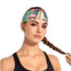 YYHWHJDE Elastic Unisex Sports Headband Moisture Wicking Athletic for Running, Working Out,Outdoor Sports Pretty Little Mushrooms Prints, Black view 2