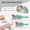 YYHWHJDE Elastic Unisex Sports Headband Moisture Wicking Athletic for Running, Working Out,Outdoor Sports Pretty Little Mushrooms Prints, Black view 4