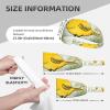 Elastic Unisex Sports Headband Moisture Wicking Athletic for Running, Working Out,Outdoor Sports Yellow Chicken Prints view 4