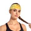YYHWHJDE Elastic Unisex Sports Headband Moisture Wicking Athletic for Running, Working Out,Outdoor Sports Cartoon Duck Printing, Black view 2