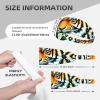 Elastic Unisex Sports Headband Moisture Wicking Athletic for Running, Working Out,Outdoor Sports Little Fat Tiger Head Prints view 4