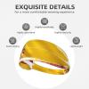 YYHWHJDE Elastic Unisex Sports Headband Moisture Wicking Athletic for Running, Working Out,Outdoor Sports Spain Flag Picture, Black view 3