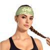 YYHWHJDE Elastic Unisex Sports Headband Moisture Wicking Athletic for Running, Working Out,Outdoor Sports Cartoon Begonia Picture, Black view 2