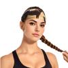 YYHWHJDE Elastic Unisex Sports Headband Moisture Wicking Athletic for Running, Working Out,Outdoor Sports Horse Meets Dog Picture, Black view 2