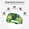 YYHWHJDE Elastic unisex sports headband Moisture Wicking Athletic for Running, Working Out,Outdoor sports Green Clever Monkey Picture, Black view 3