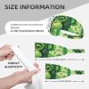 YYHWHJDE Elastic unisex sports headband Moisture Wicking Athletic for Running, Working Out,Outdoor sports Green Clever Monkey Picture, Black view 4