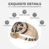 YYHWHJDE Elastic Unisex Sports Headband Moisture Wicking Athletic for Running, Working Out,Outdoor Sports Compass Navigation Prints, Black view 3