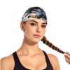 YYHWHJDE Elastic Unisex Sports Headband Moisture Wicking Athletic for Running, Working Out,Outdoor Sports Snowmobile Picture, Black view 2