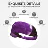YYHWHJDE Elastic Unisex Sports Headband Moisture Wicking Athletic for Running, Working Out,Outdoor Sports Dark Purple Texture Marble Picture, Black view 3