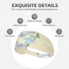 Elastic Unisex Sports Headband Moisture Wicking Athletic for Running, Working Out,Outdoor Sports Fresh Orchids Picture view 3