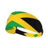 YYHWHJDE Elastic Unisex Sports Headband Moisture Wicking Athletic for Running, Working Out,Outdoor Sports Jamaica Flag Picture, Black view 1