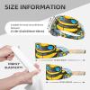 YYHWHJDE Elastic Unisex Sports Headband Moisture Wicking Athletic for Running, Working Out,Outdoor Sports Cartoon bee Force Picture, Black view 4
