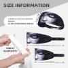 YYHWHJDE Elastic Unisex Sports Headband Moisture Wicking Athletic for Running, Working Out,Outdoor Sports Purple Black Goth Spooky Printing view 4