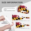 YYHWHJDE Elastic Unisex Sports Headband Moisture Wicking Athletic for Running, Working Out,Outdoor Sports Flag of Maryland Prints, Black view 4