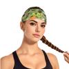 YYHWHJDE Elastic Unisex Sports Headband Moisture Wicking Athletic for Running, Working Out,Outdoor Sports Sushi Dill Pickles Printing, Black view 2
