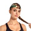 YYHWHJDE Elastic Unisex Sports Headband Moisture Wicking Athletic for Running, Working Out,Outdoor Sports Rabbit Sports Picture, Black view 2