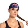 YYHWHJDE Elastic unisex sports headband Moisture Wicking Athletic for Running, Working Out,Outdoor sports Jellyfish Pattern, Black view 2