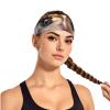 YYHWHJDE Elastic Unisex Sports Headband Moisture Wicking Athletic for Running, Working Out,Outdoor Sports Pomeranians Puppies and Point Prints, Black view 2