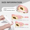 YYHWHJDE Elastic Unisex Sports Headband Moisture Wicking Athletic for Running, Working Out,Outdoor Sports Cartoon Peach Picture, Black view 4