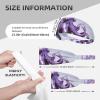 YYHWHJDE Elastic Unisex Sports Headband Moisture Wicking Athletic for Running, Working Out,Outdoor Sports Purple Octopus Picture, Black view 4