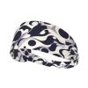 Elastic Unisex Sports Headband Moisture Wicking Athletic for Running, Working Out,Outdoor Sports Black Polka dot Printing view 1