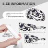 Elastic Unisex Sports Headband Moisture Wicking Athletic for Running, Working Out,Outdoor Sports Black Polka dot Printing view 4