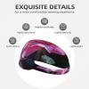YYHWHJDE Elastic Unisex Sports Headband Moisture Wicking Athletic for Running, Working Out,Outdoor Sports Two Pink Roses Picture, Black view 3