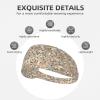 Elastic Unisex Sports Headband Moisture Wicking Athletic for Running, Working Out,Outdoor Sports terrazzo Marble Pastel Printing view 3